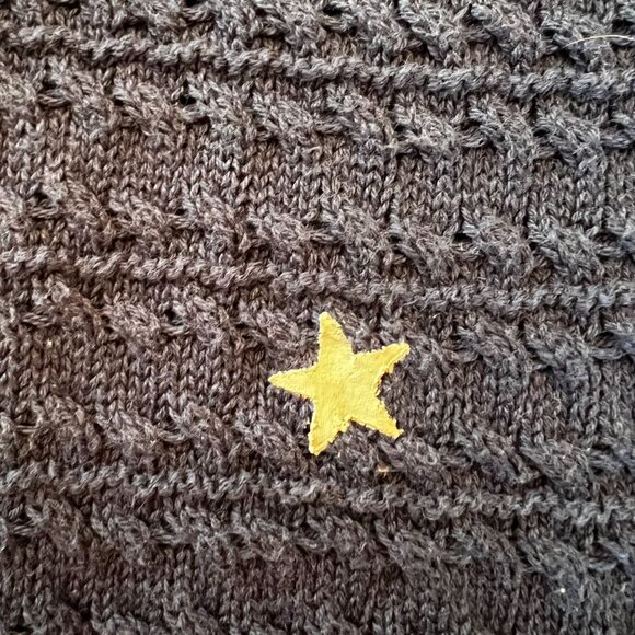 moon&madison Anthropologie Patriotic Knitted Tank Women M  American Flag Design - Picture 6 of 14